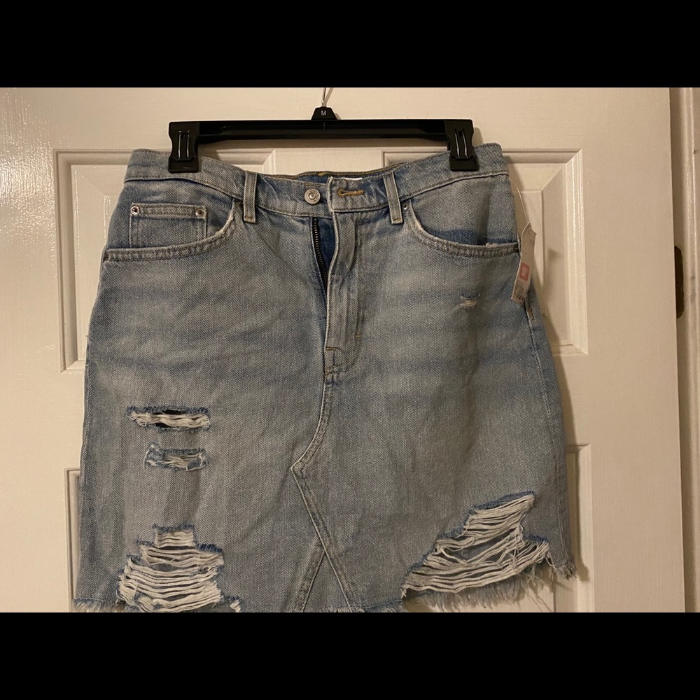 Denim Mini Skirt
